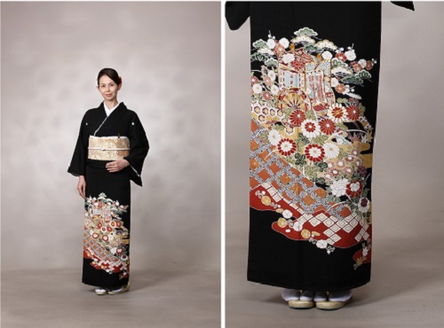 留袖「御所車文様」 TANAN丹庵 - TANAN 丹庵 