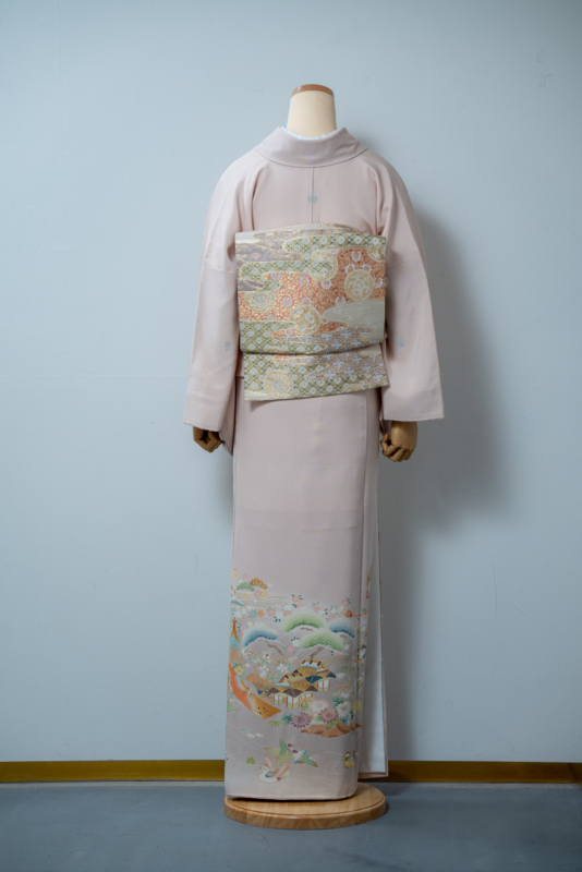色留袖「文箱に御所解文様（ピンク）」 TANAN丹庵 - TANAN 丹庵