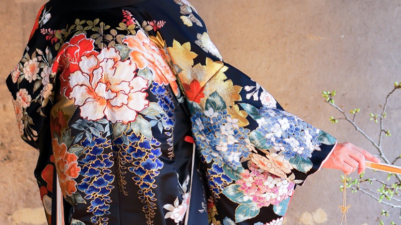 着物ふぁんた□銀通し　光琳暈し　押し花加工　花尽くし　リボン　逸品　お太鼓柄袋帯　未使用品　美品 k1197 光琳水に四季花束文様単衣訪問着 70,000円(税込)着物22-05-35ご売約済