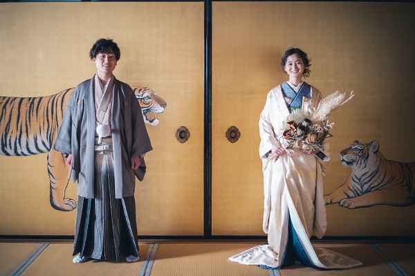 色掛下をたのしむ TANAN丹庵 京都結婚式 - TANAN 丹庵