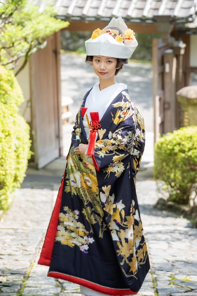 京都丹後織物 身構え 中古 高級 色打掛 花嫁衣裳 豪華 結婚式 披露宴お 