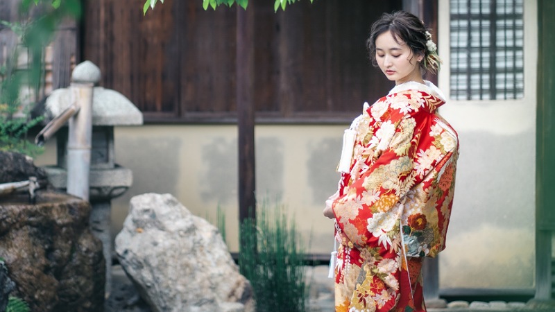 色打掛｢慶長御所車文｣TANAN丹庵 京都結婚式 - TANAN 丹庵
