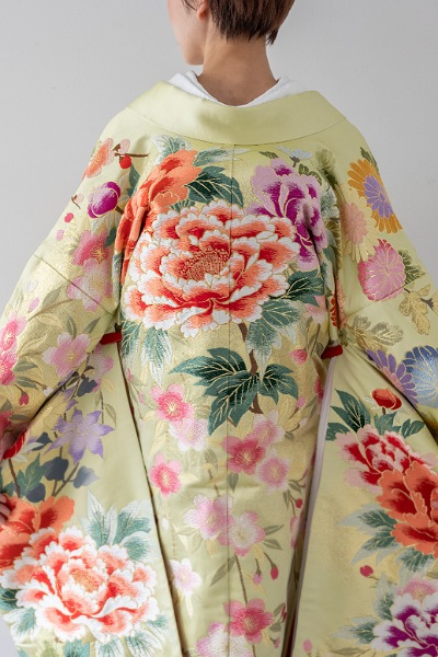 色打掛「四季百花爛漫文」TANAN丹庵 京都結婚式 - TANAN 丹庵