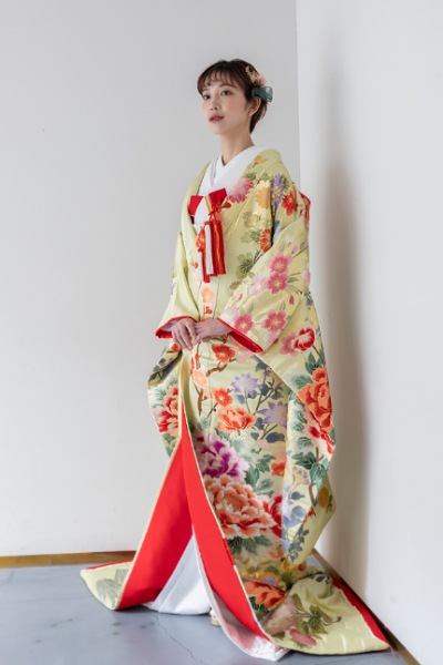 色打掛「四季百花爛漫文」TANAN丹庵 京都結婚式 - TANAN 丹庵
