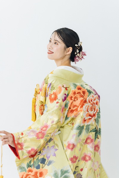 色打掛「四季百花爛漫文」TANAN丹庵 花嫁和装 - TANAN 丹庵