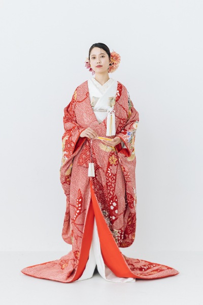 TANAN丹庵 色打掛「花車に鶴」 - TANAN 丹庵