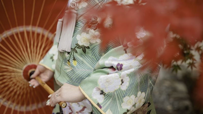 上賀茂神社ご結婚式　色打掛　TANAN丹庵