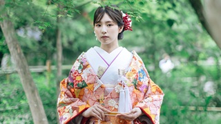 色打掛「桃山花比べ」TANAN丹庵　京都結婚式