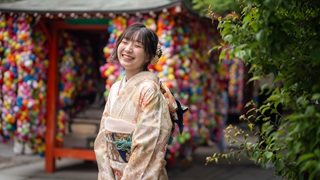 成人式前撮り　祇園巽橋・八坂の塔　TANAN丹庵