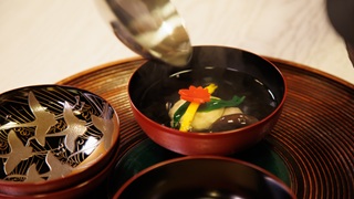 Kamigamo Shrine visit + Kyoto cuisine Sakurai “dashi” experience
