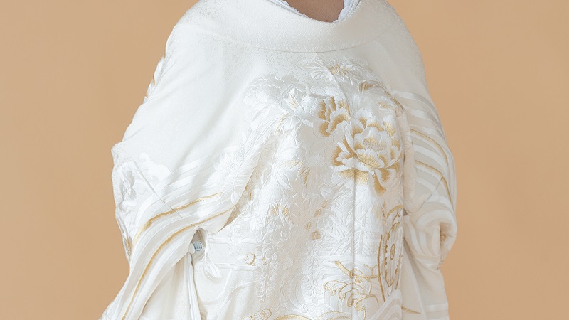 白無垢 金刺繍 桜草 Wedding kimono TANAN丹庵