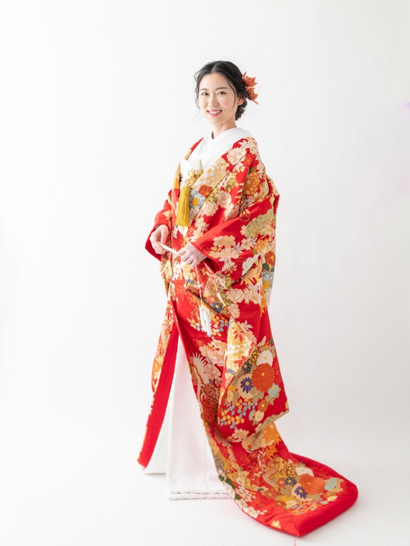 色打掛 慶長御所車文 Bridal kimono TANAN丹庵 - TANAN 丹庵
