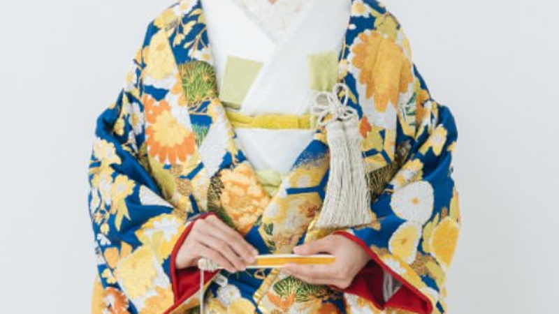 色打掛 千代見草に鶴 Wedding kimono TANAN丹庵　