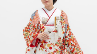 色打掛 壺垂菊花宝尽し 白地文  Wedding kimono TANAN丹庵