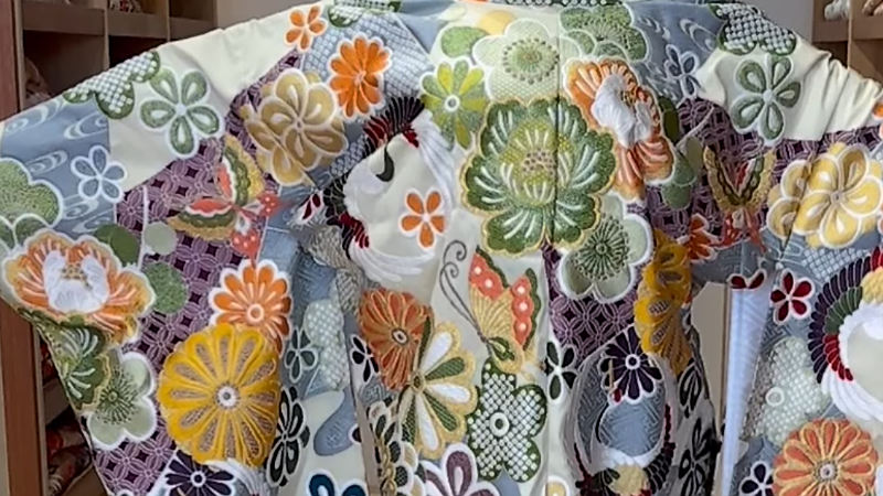 色打掛 裂取花蝶の慶び Wedding kimono TANAN丹庵　